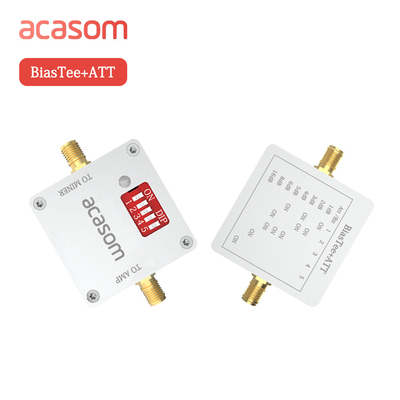 Dijital RF Attenuator Düzenlenebilir 0-4Ghz 1-16dB Güç kaynağı ile Sekiz Kazanç Bias Tees