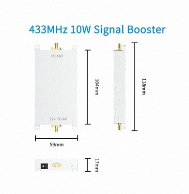 430-434MHz RF Güçlendirici Modülü 40dBm Çıktısı