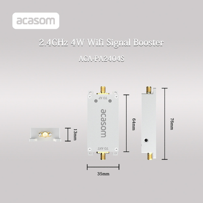 6-18V Voltaj 2.4 GHz Wifi Sinyalet Güçlendirici Drone için 4W Güç 2400-2500MHz