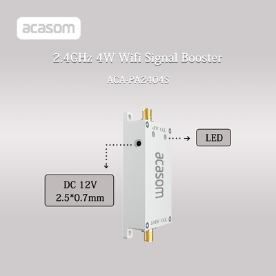 6-18V Voltaj 2.4 GHz Wifi Sinyalet Güçlendirici Drone için 4W Güç 2400-2500MHz