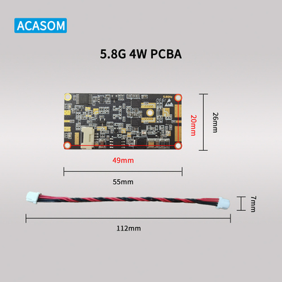 Güçlü 5W 37dBm RF Sinyal Güçlendirici 12V PCBA 5.8GHz ve 2.4GHz için Kablosuz Aralık Genişletme