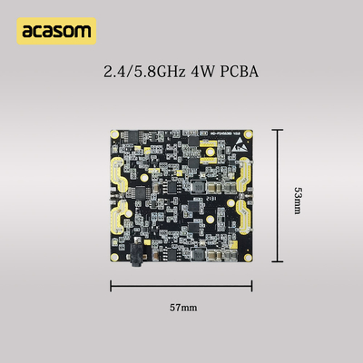 Çift Bant 5.8GHz ve 2.4GHz RF Sinyal Güçlendirici 4W 36dBm DC 12V için PCBA Kartı
