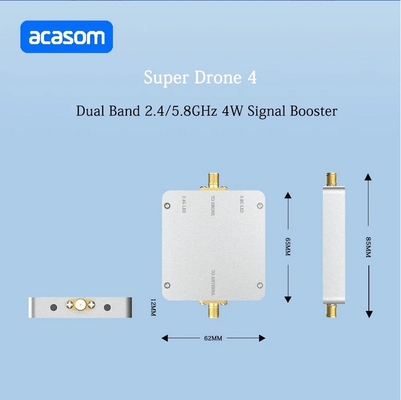 4W 36dBm Çift Bantlı Drone Amplifier 2.4 5.8 GHz RX Ve TX Çift Kanal Frekansı