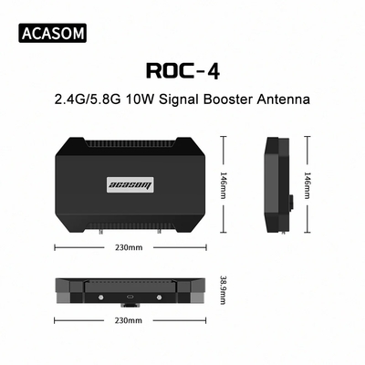 10W RF Alıcı 8000mAh Çift Bantlı Drone Sinyal Genişletici Dji UAV Güçlendirici