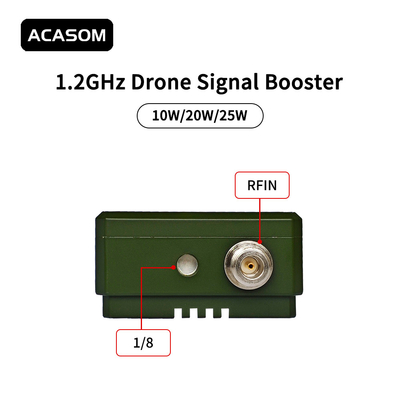 Uçuşunuzu yükseltin 10W/20W Drone FPV Sinyal Güçlendirici 1.2GHz-1280MHz