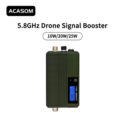 Alüminyum Kabuk 5.8 Ghz Booster Drone Sinyal Güçlendirici 22V Siyah Renk